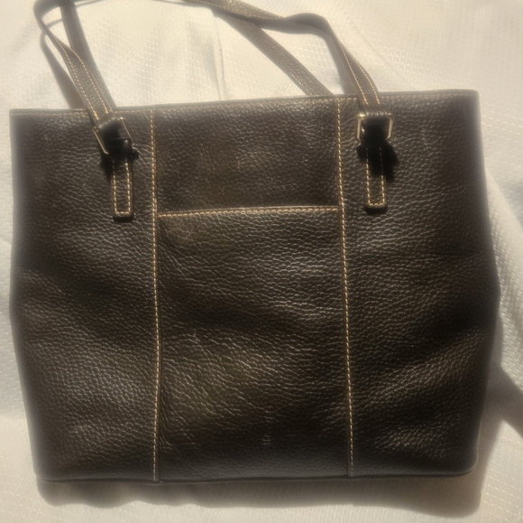 Dooney & Bourke Lexington Small Tote  Purse Brown Pebbled Leather - Picture 2 of 12